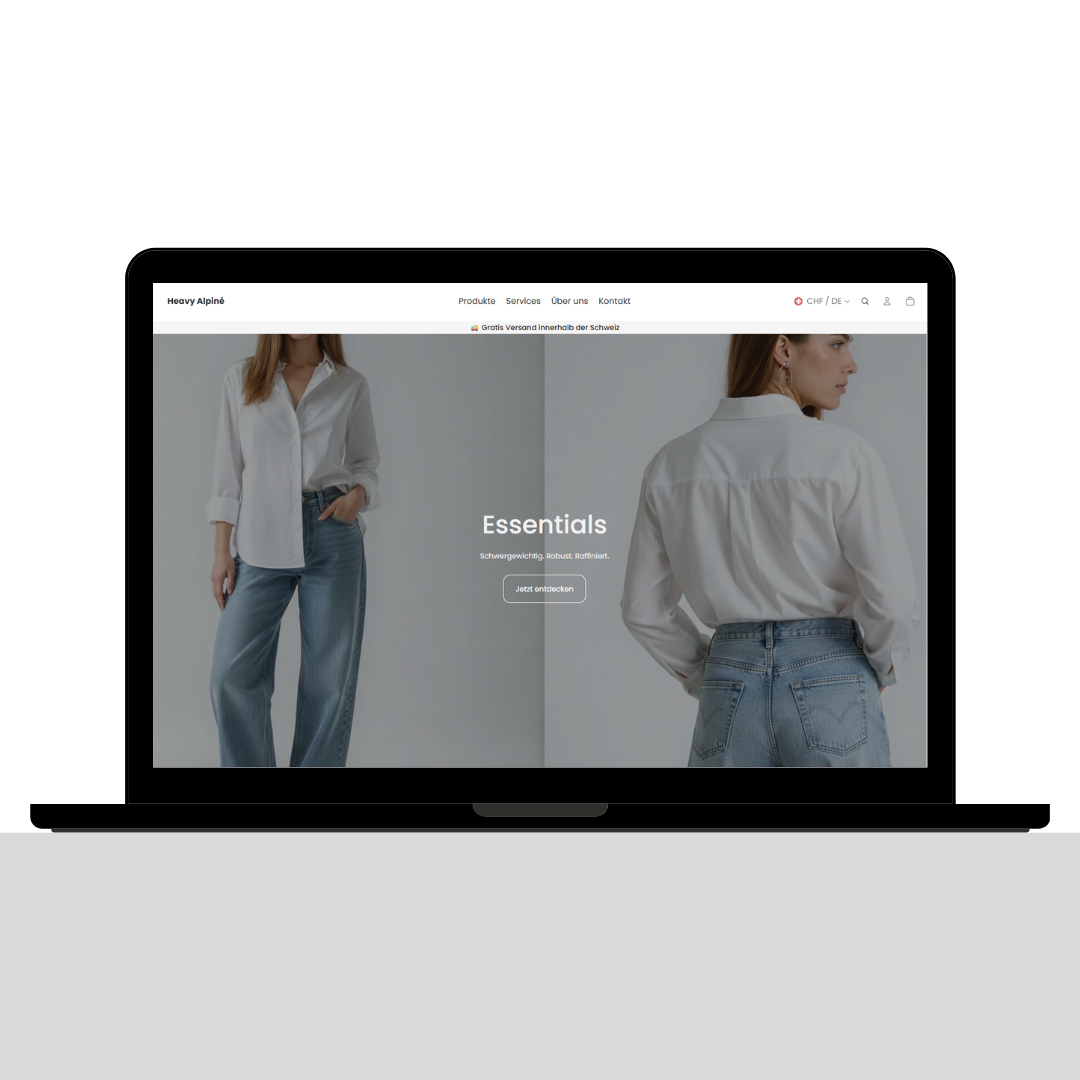 Shopify Agentur Zug Heavy Alpine