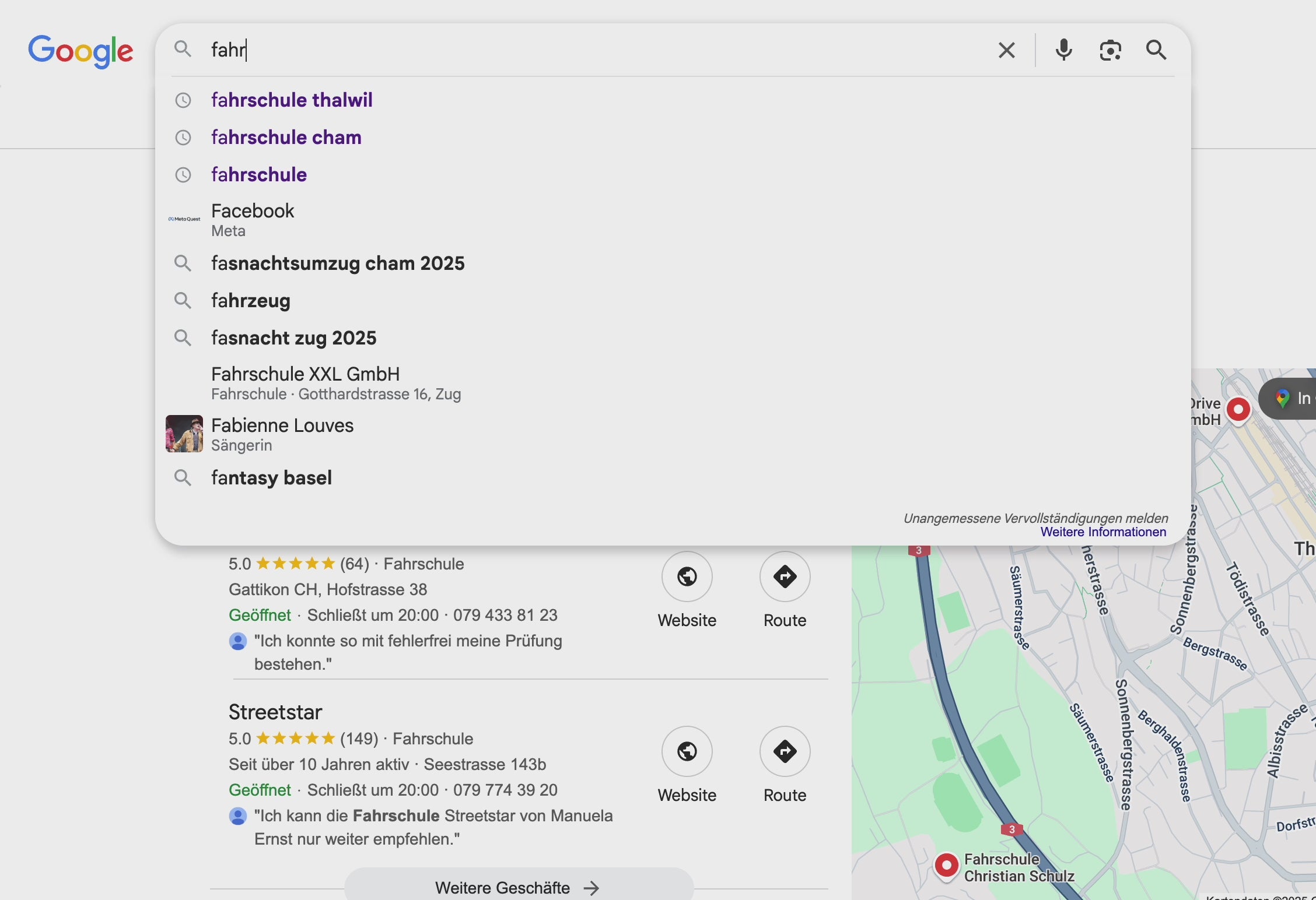 Video laden: SEO Agentur Zug Local SEO von Fahrschule Best Drive